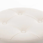 Tabouret de coiffeuse pivotant marron/rose/noir avec siège capitonné et hauteur réglable, pour 1 personne