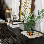 Bahut moderne noir avec étagères réglables et pieds en bois massif, 2 options de taille