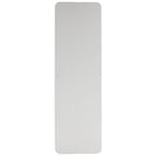 Table pliante en plastique blanc granit de 2,4 m avec poignée de transport, pour jusqu'à 10 personnes